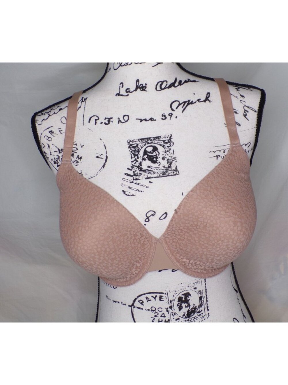🆕NATORI Comfort Evolution Convertible Underwire Bra 38DD Buff Beige #731337 - Picture 6 of 10